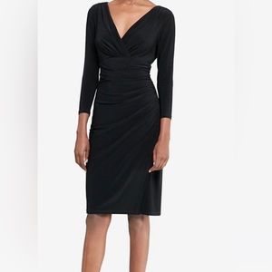 Ralph Lauren Faux Wrap Dress 12 petite